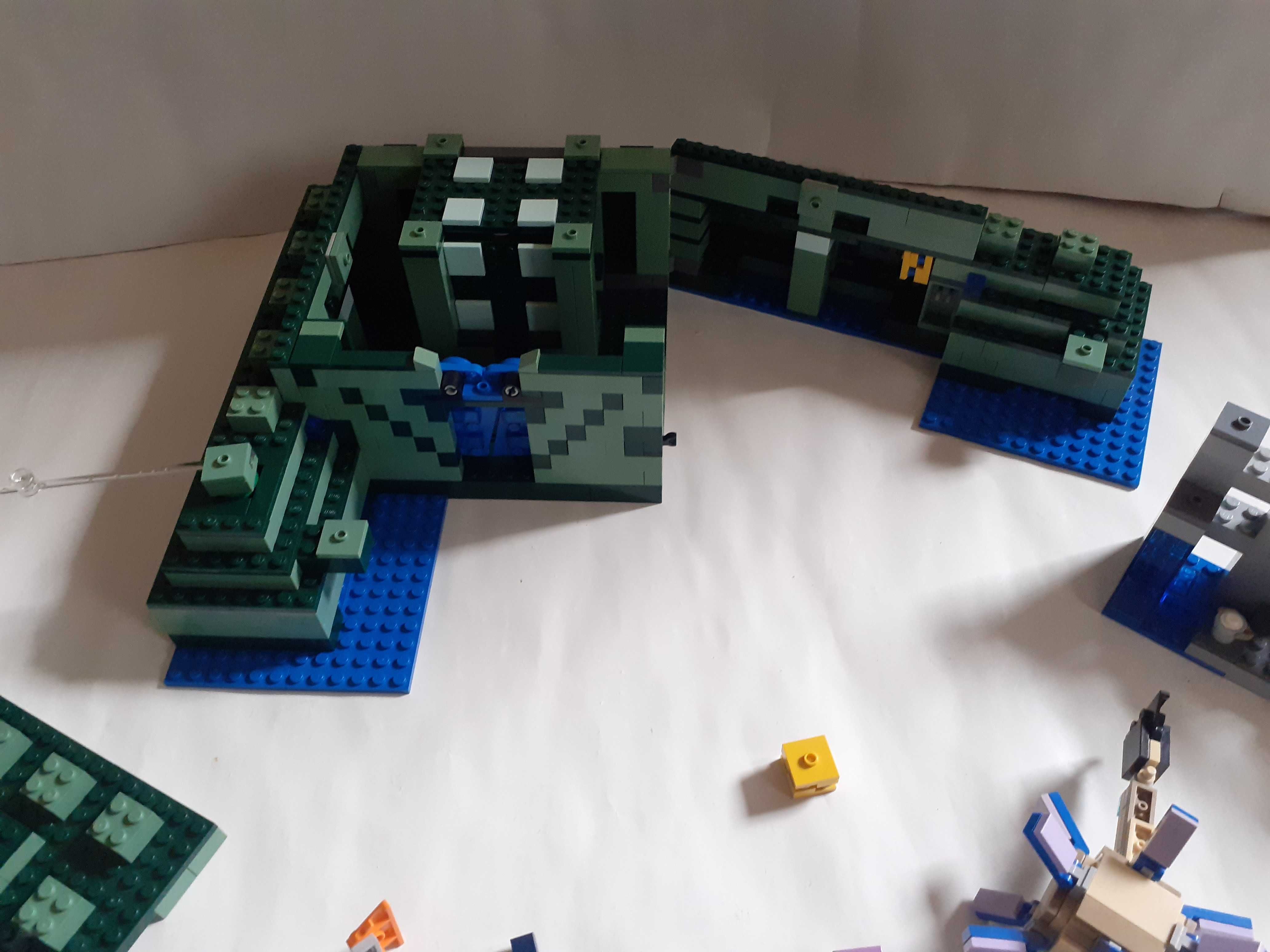 Lego Minecraft- 21136- Oceaniczny monument- budowla, figurki- piramida