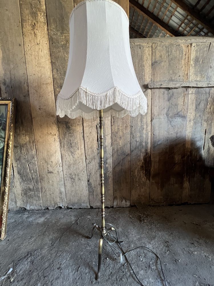 Lampa plus świecznik styl Ludwik