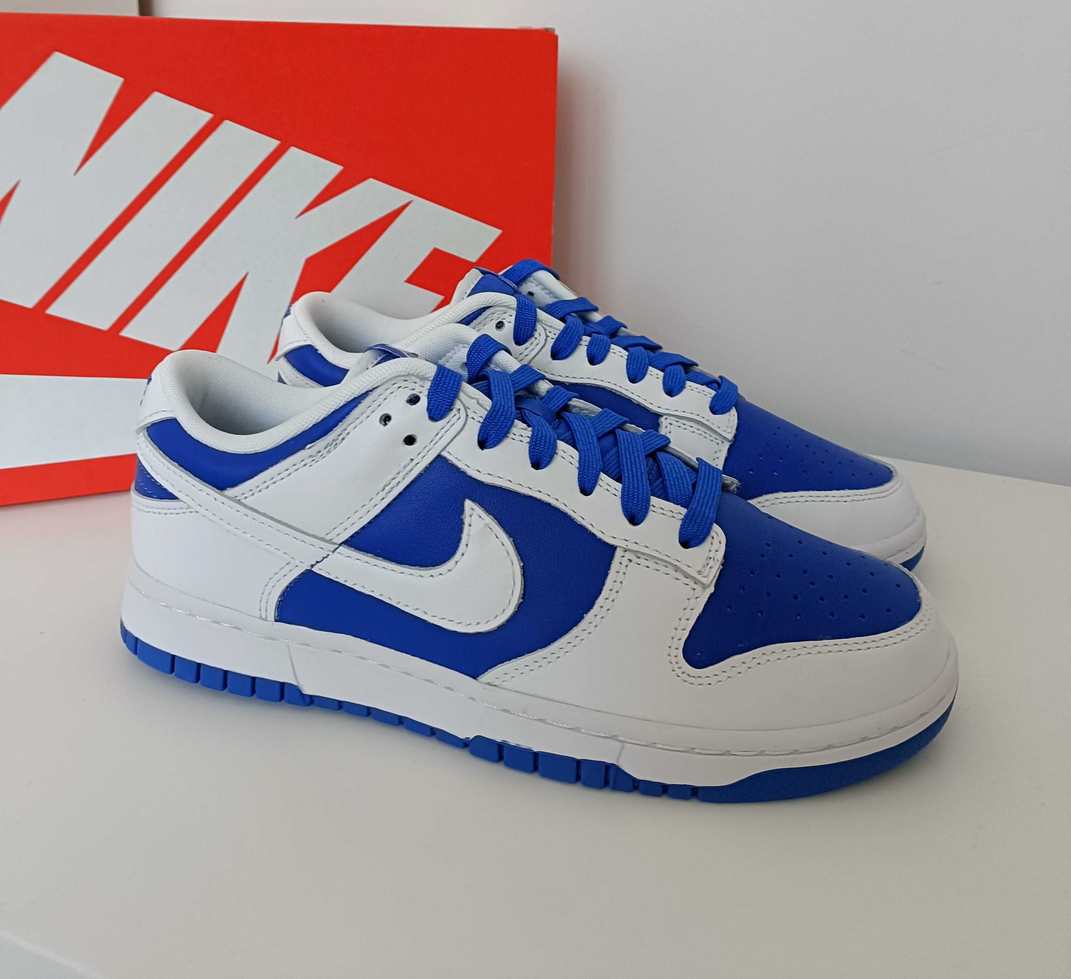 Nike Dunk Low Racer Blue White rozmiar 40 wkładka 25 cm