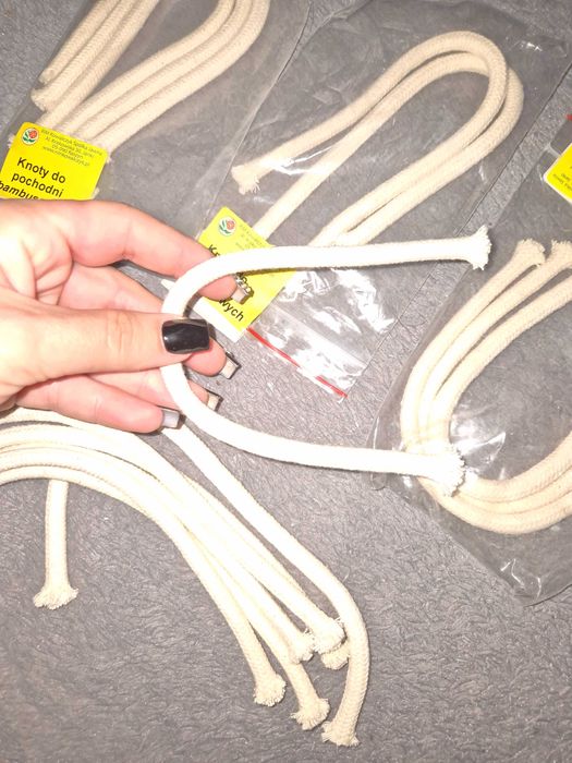 Knoty do pochodni bambusowych 15 sztuk