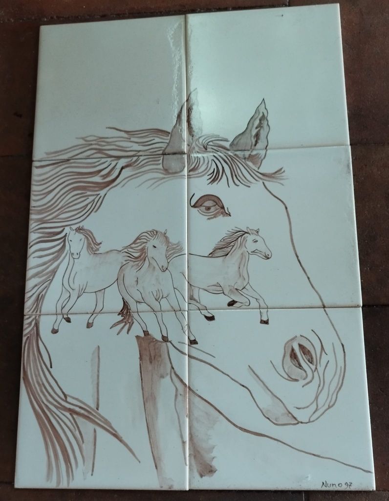 Vários Painéis Azulejos Pintados à Mão