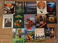 14x książek przyrodniczych i zoologicznych