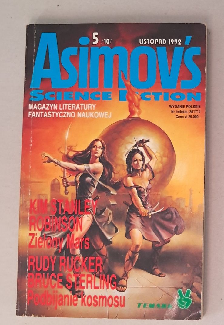 ASIMOV SCIENCE FICTION magazyn literatury sf