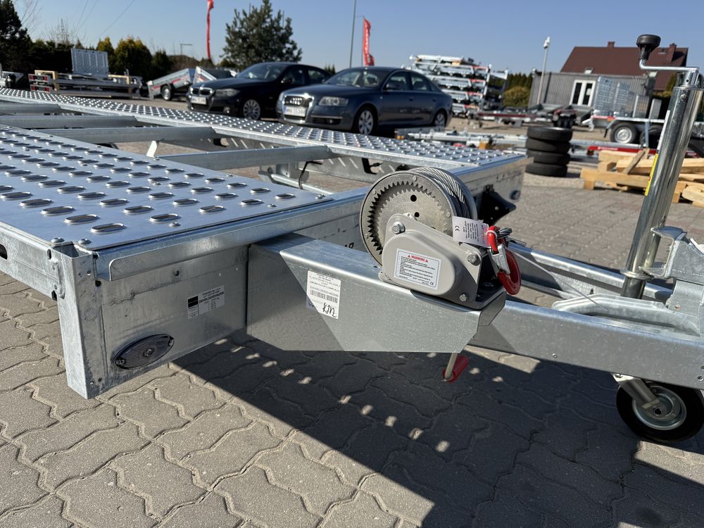 Laweta trzyosiowa na 2 Auta Temared Car 8.5x2.1 o DMC:3.5T LOHRY ALU