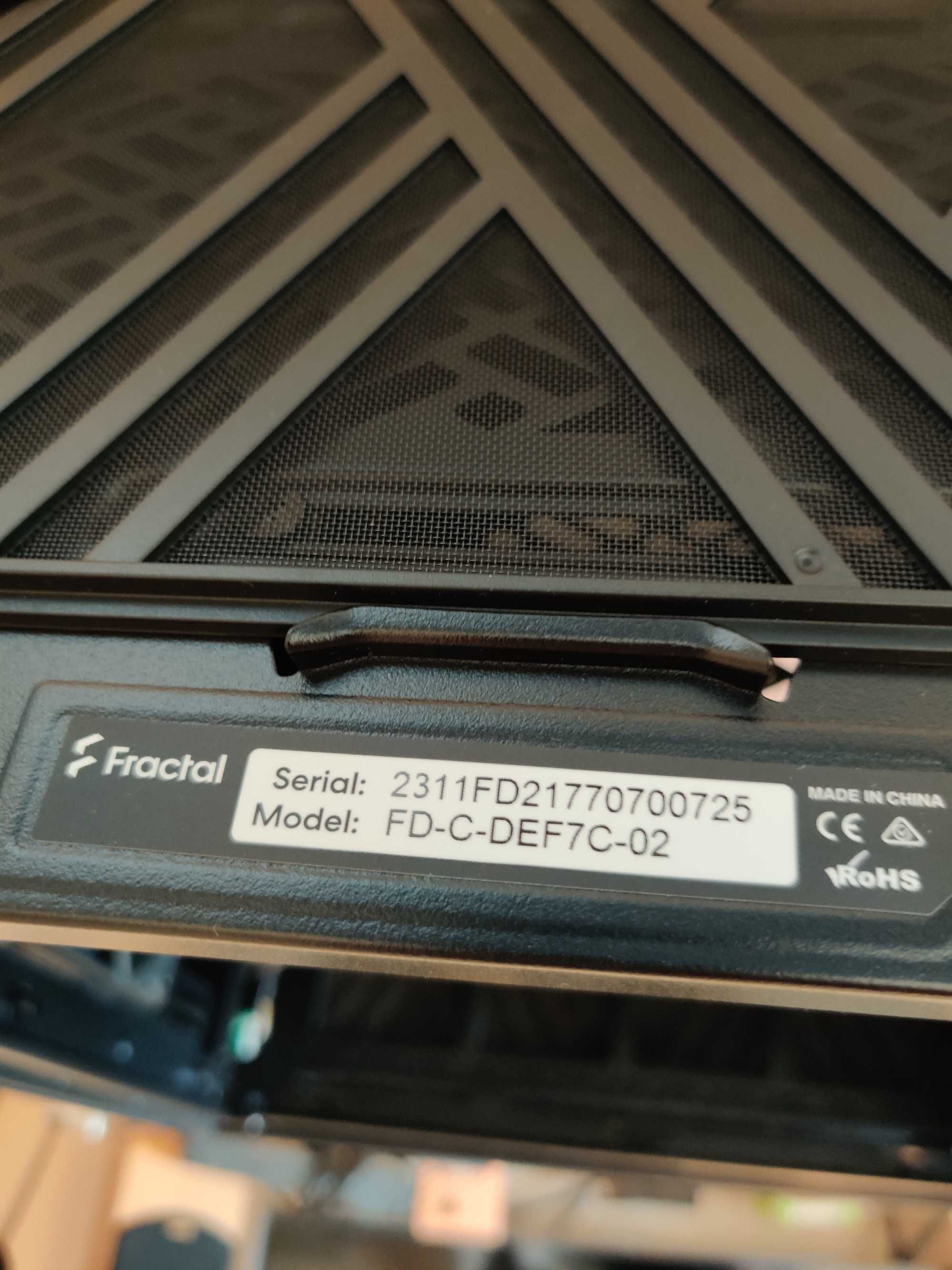 Корпус fractal design define 7 compact black tg dark tint