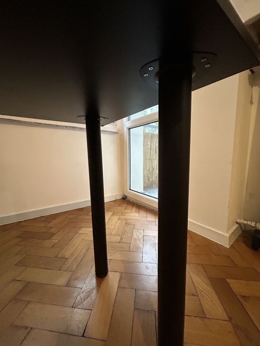 Czarne Biurko 120x60 stan bdb.