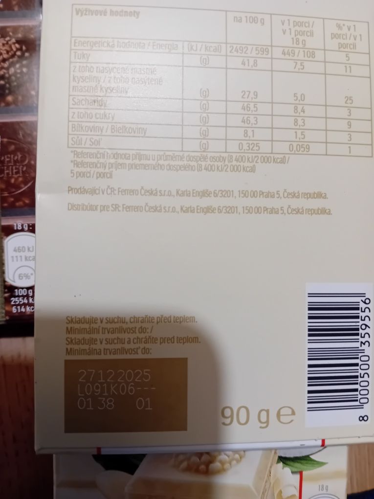 Czekolada ferrero i rafaello. 20 sztuk- 145 zlotych