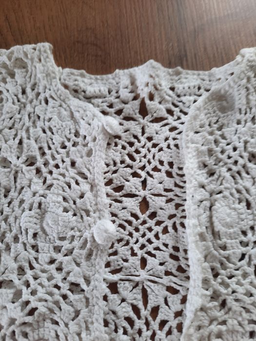 Bluzka top szydełkowy S /M 100 %bawełna