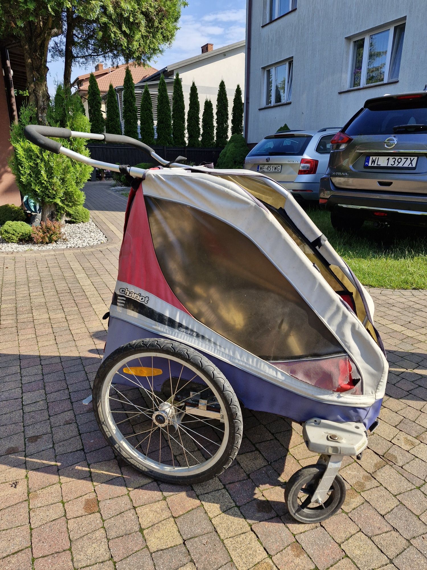 Dwuosobowy wózek rowerowy Thule / Chariot Corsaire XL