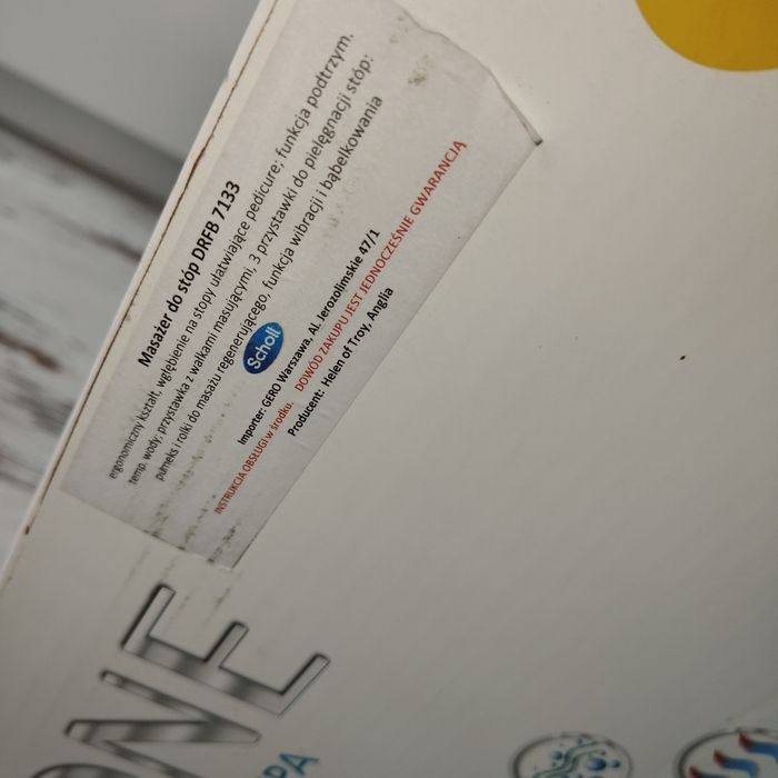 Scholl O3One detox  miska z masażem