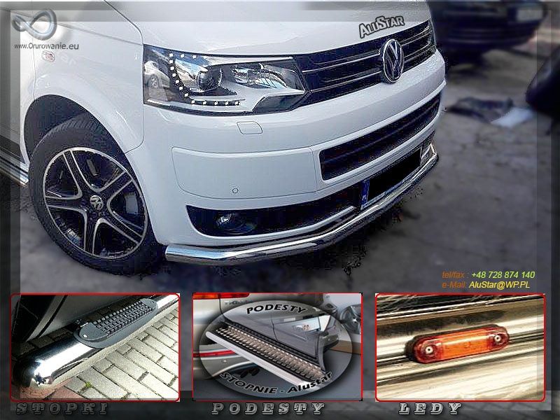 TRANSPORTER T6 T5 boki Orurowanie Podesty