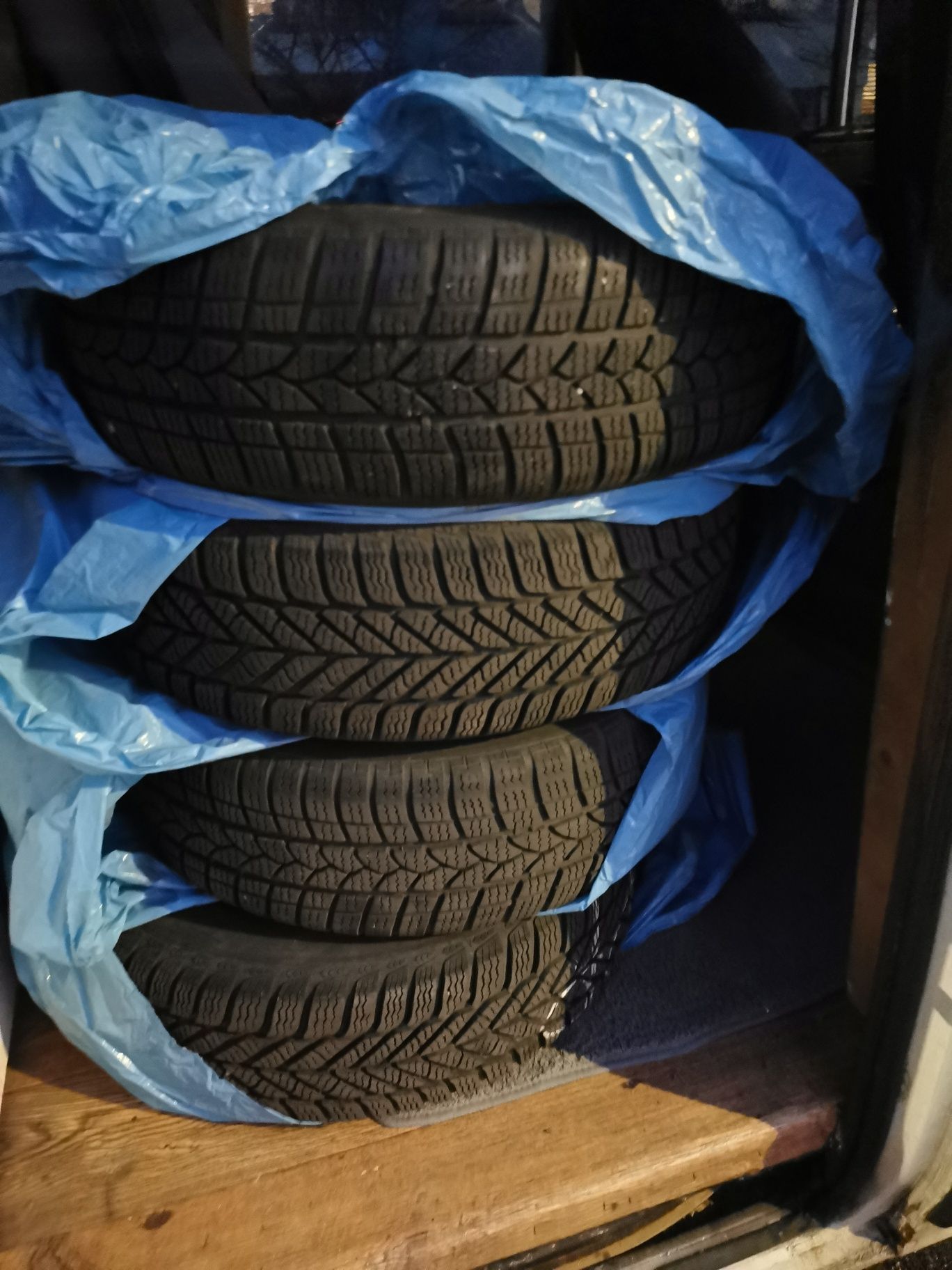 Opony zimowe 185x65r15 z felga opel