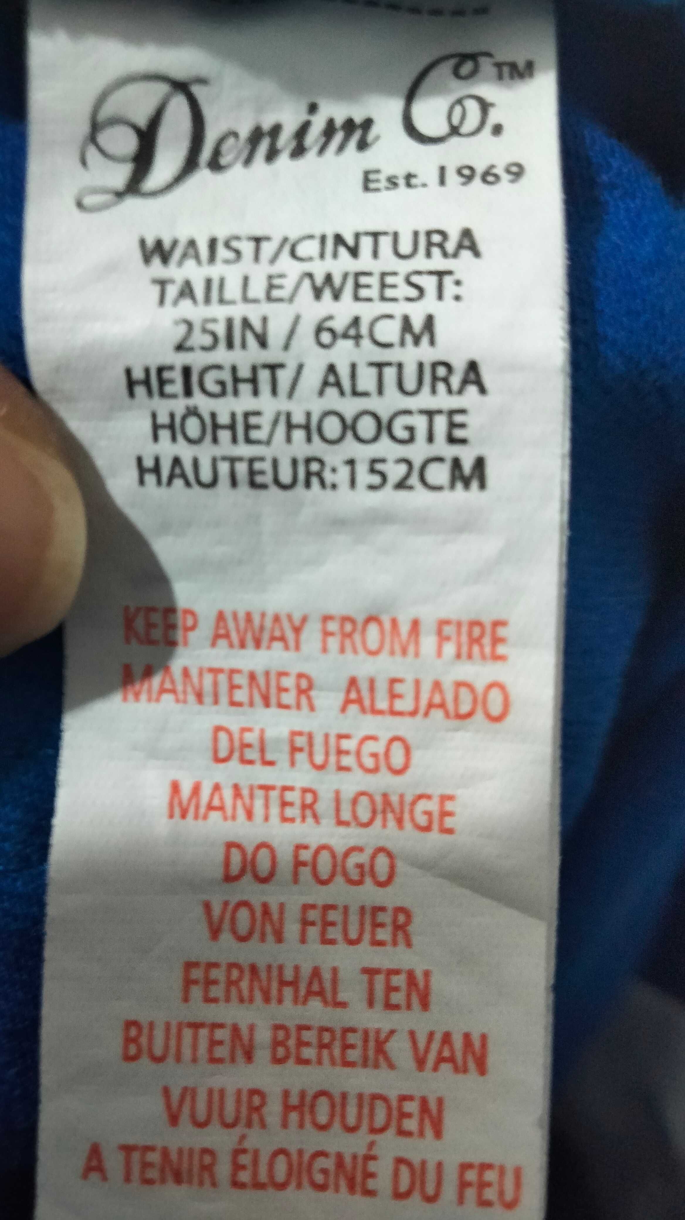Calças azulão 34