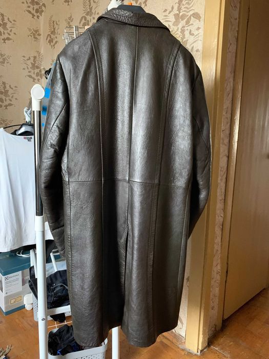 Пальто шкіряне Хутро чоловіче Югославія Кожа 54 р