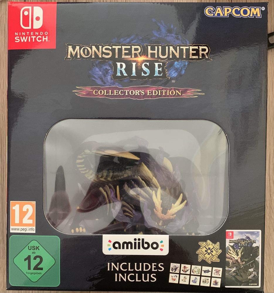 Monster Hunter Rise Collectors Edition e steelbook Nintendo Switch
