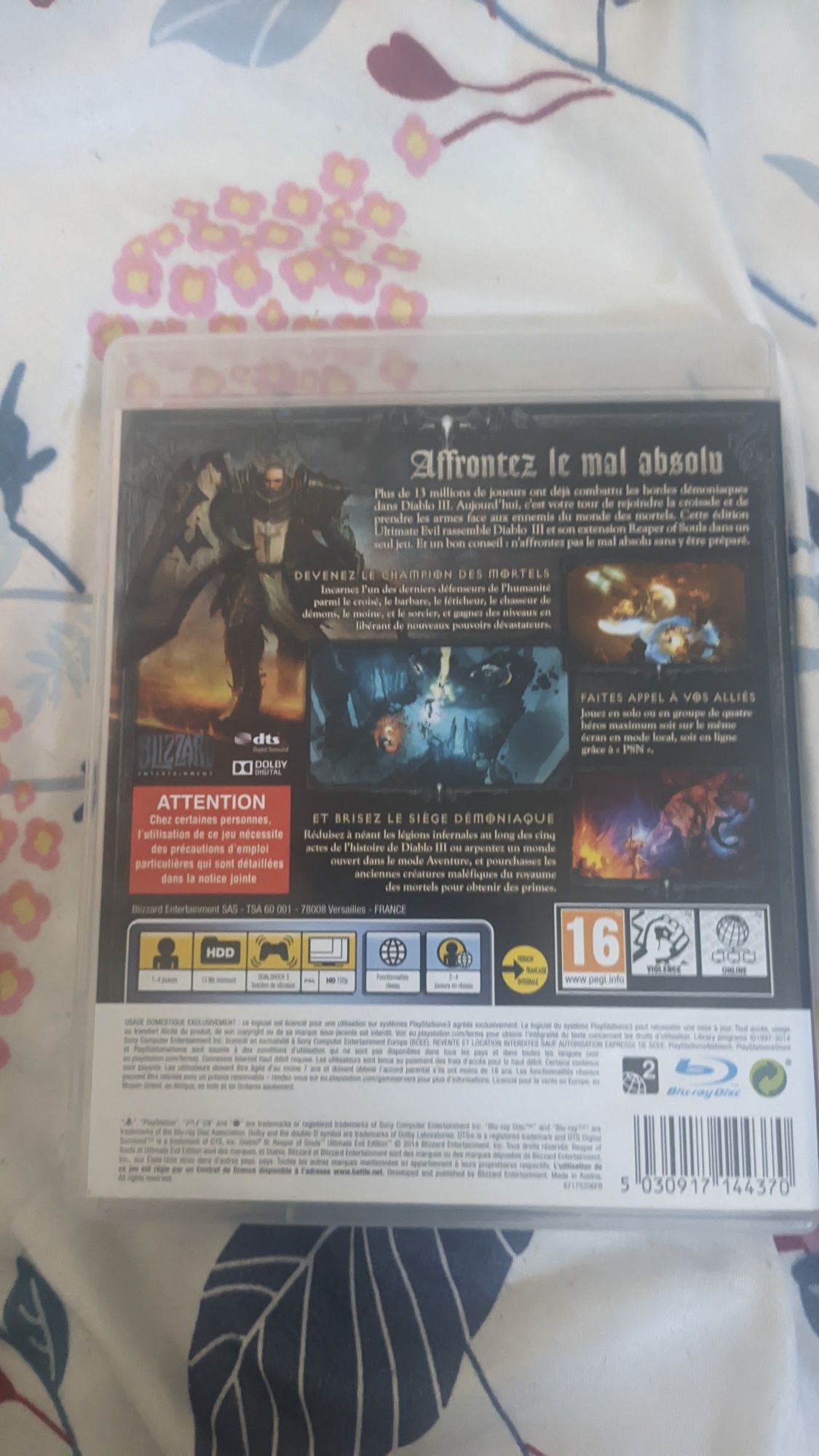Diablo reaper of souls ultimate evil edition  ps3