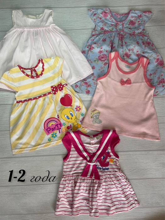 Летние детские платья Next, M&S, George,Mothercare
