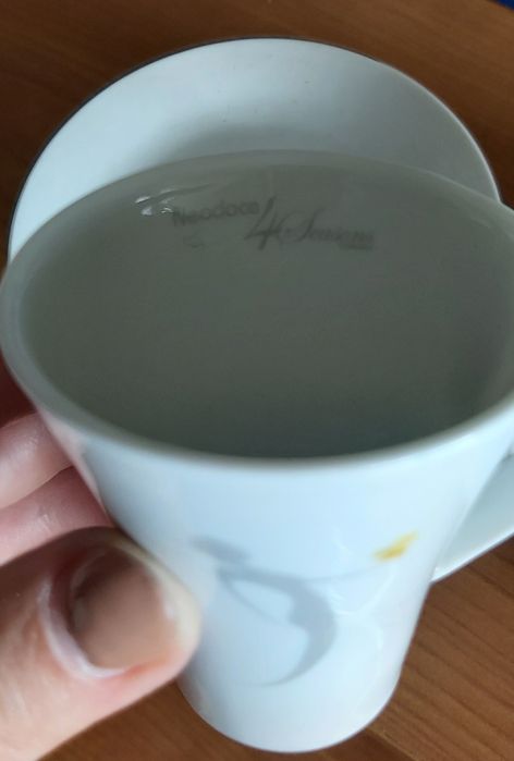 Conjunto 2 chávenas de café (porcelana)