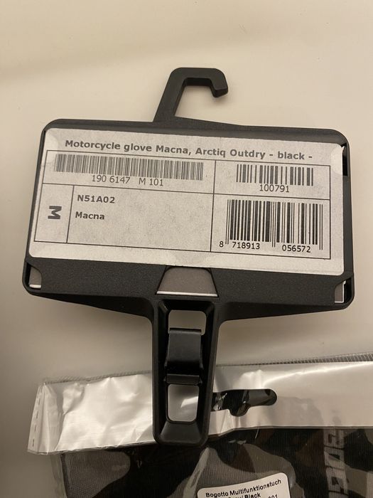 Luvas moto chuva impermeáveis com proteção- Macna árcticas black size M