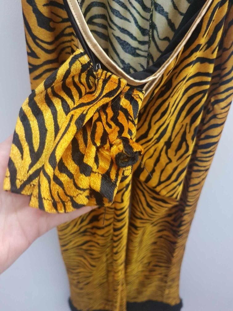 Sexy kostium przebranie kocica tygrysica. R 36. A1627