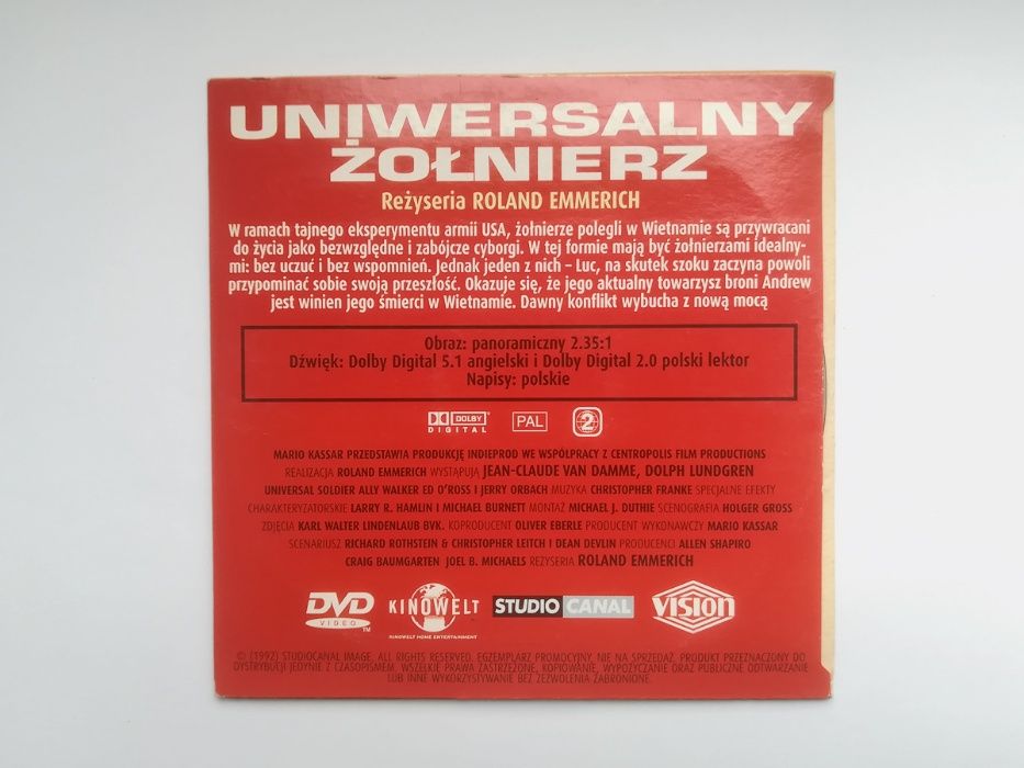 film Uniwersalny Żołnierz DVD lektor PL