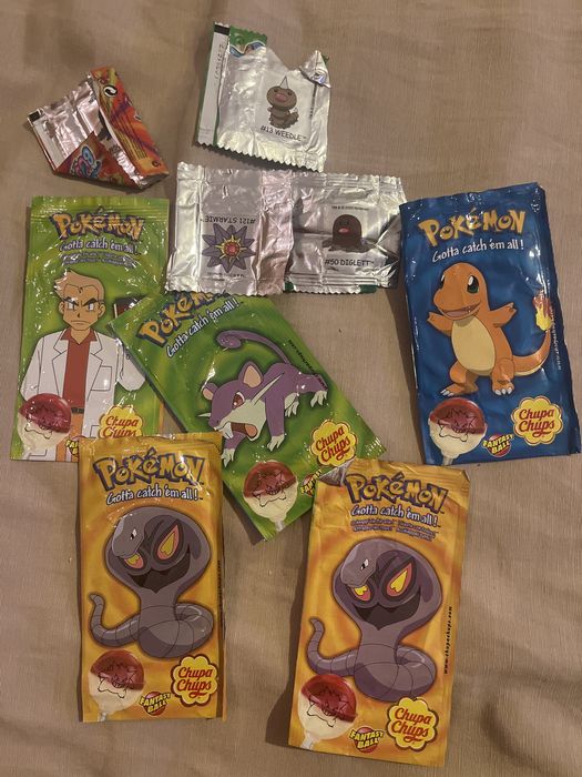 Autocolantes pokemon 1998