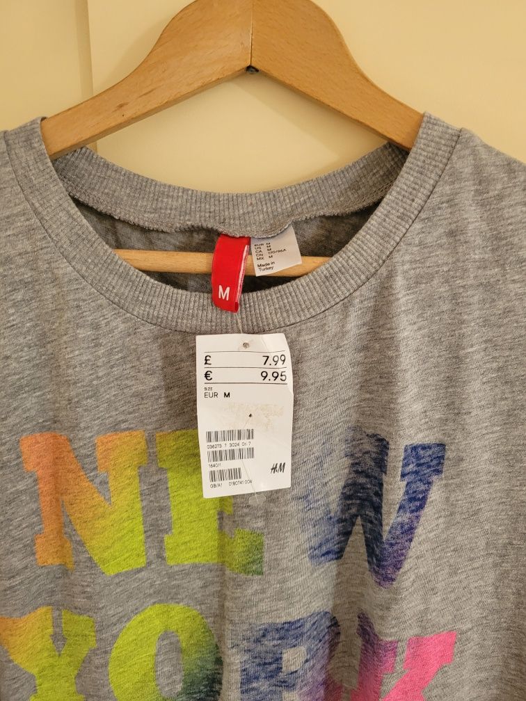 Nowa koszulka damska fitness H&M rozm.M