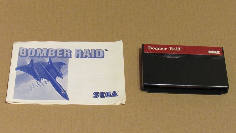 Jogo Sega Master System Bomber Raid completo