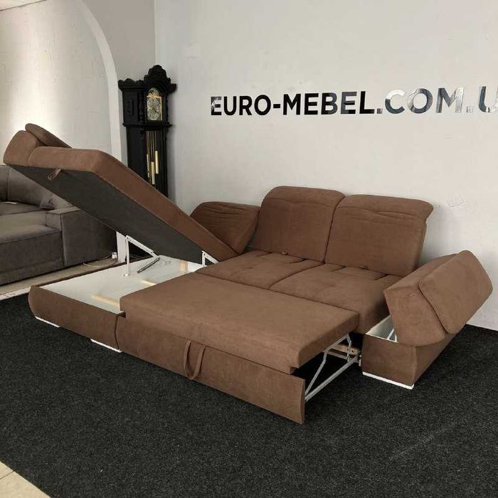 БЕЗКОШТОВНА ДОСТАВКА Новий диван кутовий в тканині