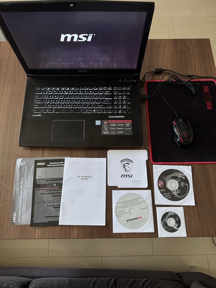 Laptop gamingowy MSI Leopard Pro gp72 6qf