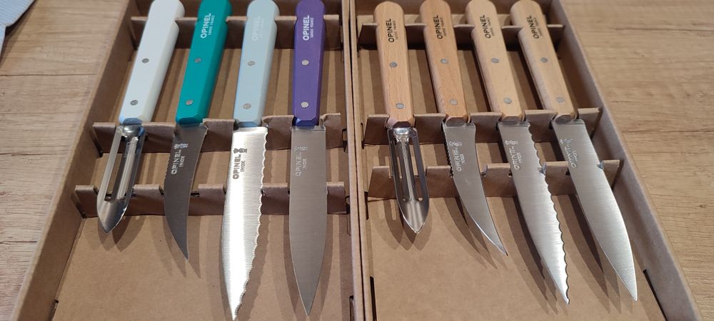 Набор ножи Opinel Les Essentiels Natural кухонные mora  дерево цвета