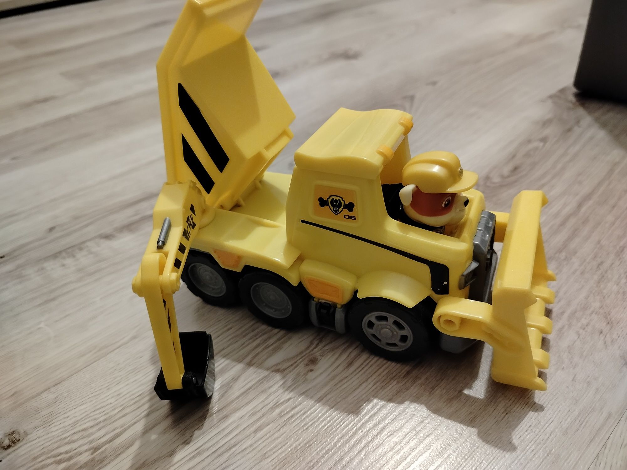 Rubble pojazd figurka Psi Patrol