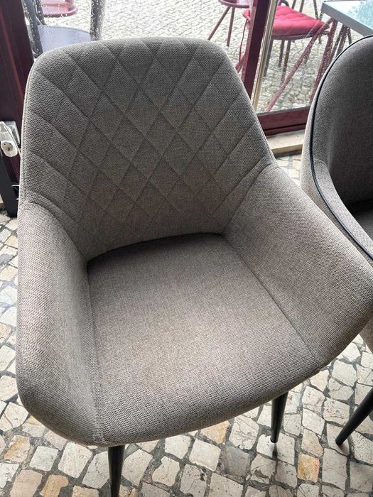 Cadeira de designer, côr bege