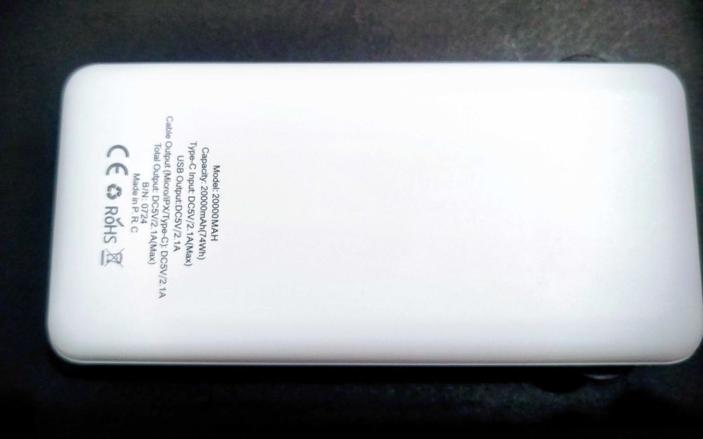 PowerBank 20.000mAh nova