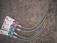 Wężyki hydrauliczne, do baterii, 50 cm, nowe.