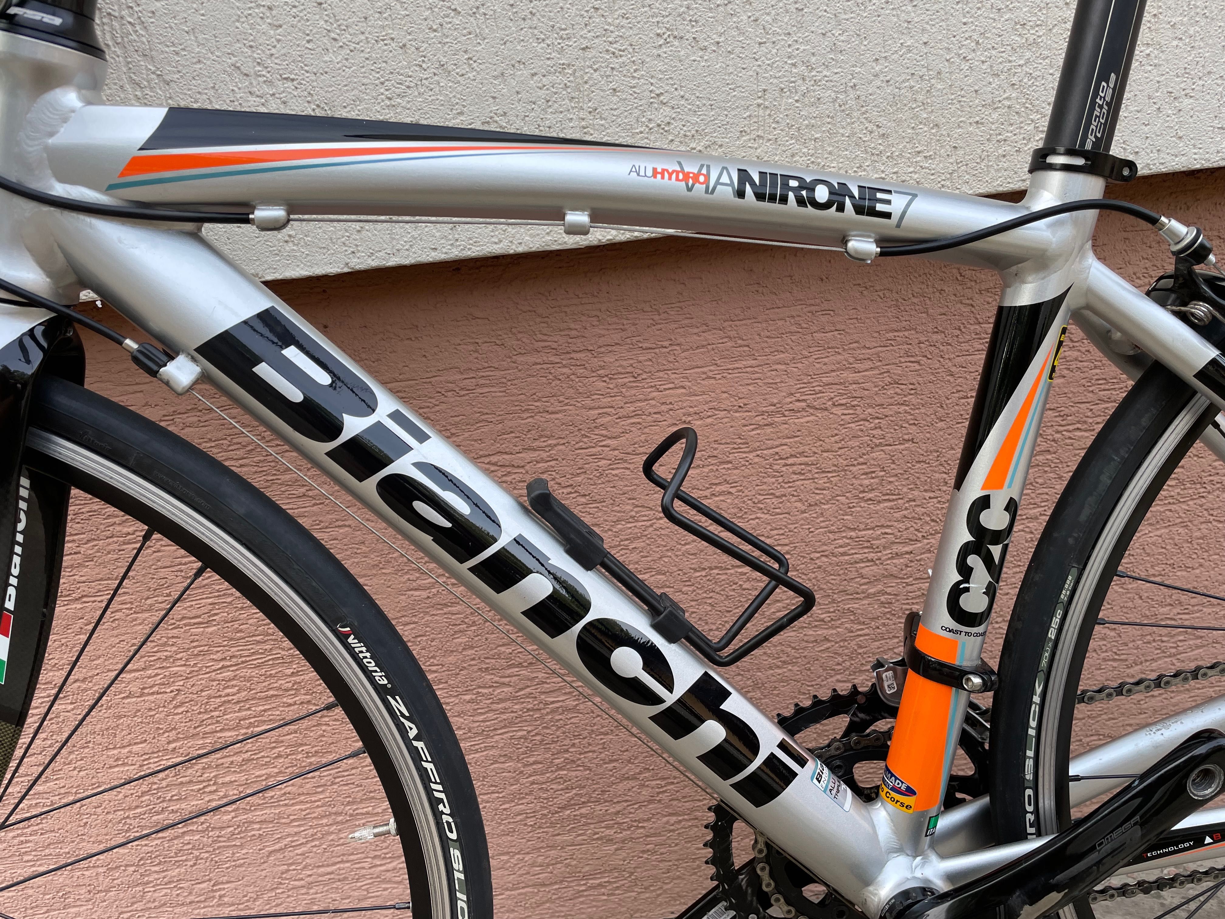 Rower szosowy Bianchi Via Nirone, rozmiar XS, Campagnolo