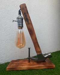 Lampa industrialna handmade