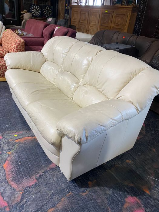 Skórzana 3-osobowa Sofa z Niemiec DOWÓZ DO DOMU
