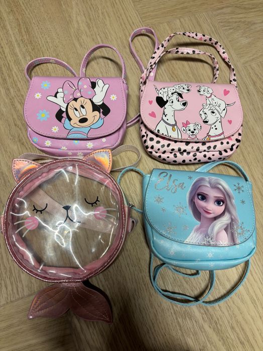 Zestaw nowych torebek dla dziewczynki