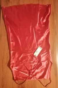 Koszula nocna piżama czerwona S sukienka