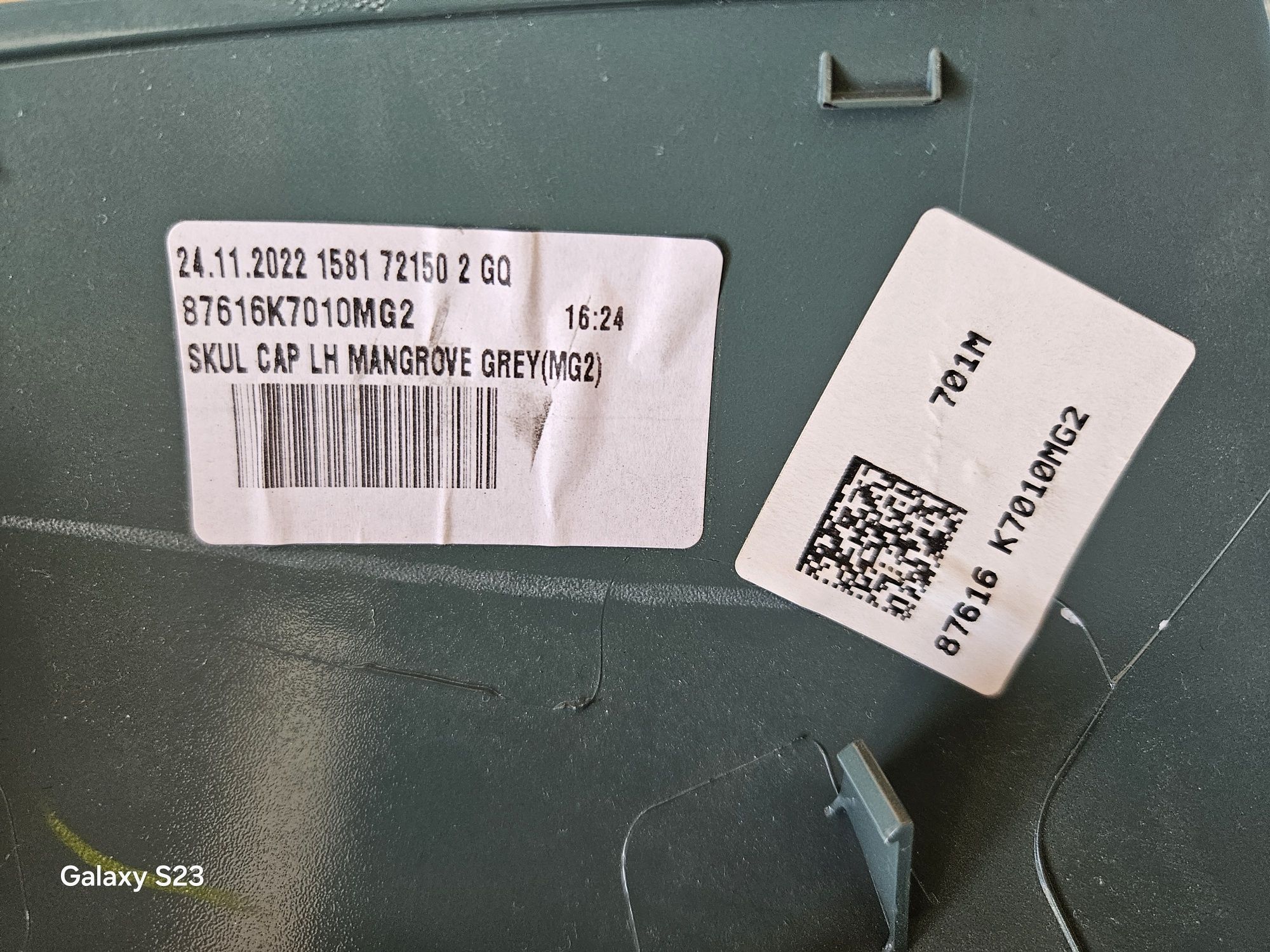 Hyundai i10 III 3 20-23 obudowa lusterka lewego zewnętrznego Grey mg2