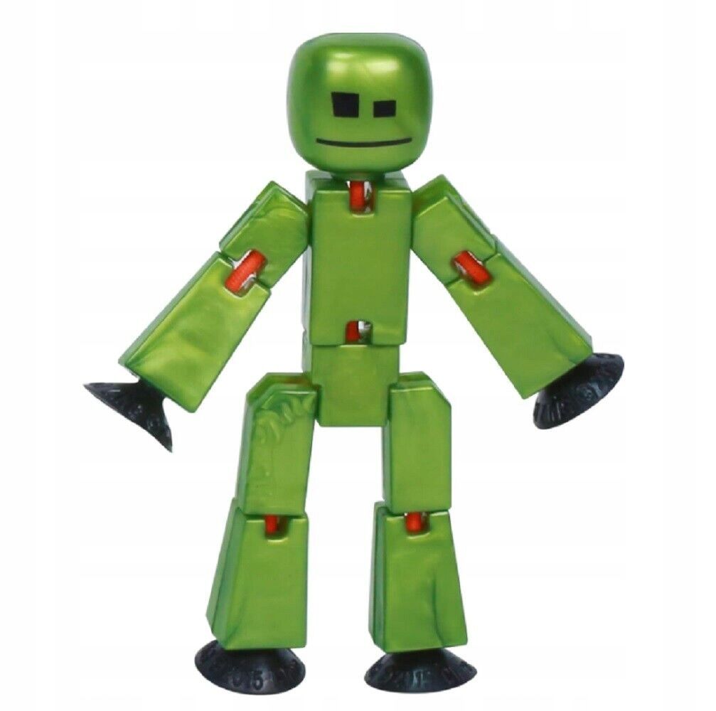 FIGURKA STIKBOT POZUJ NAGRYWAJ Zielona Metaliczna figurki animacji