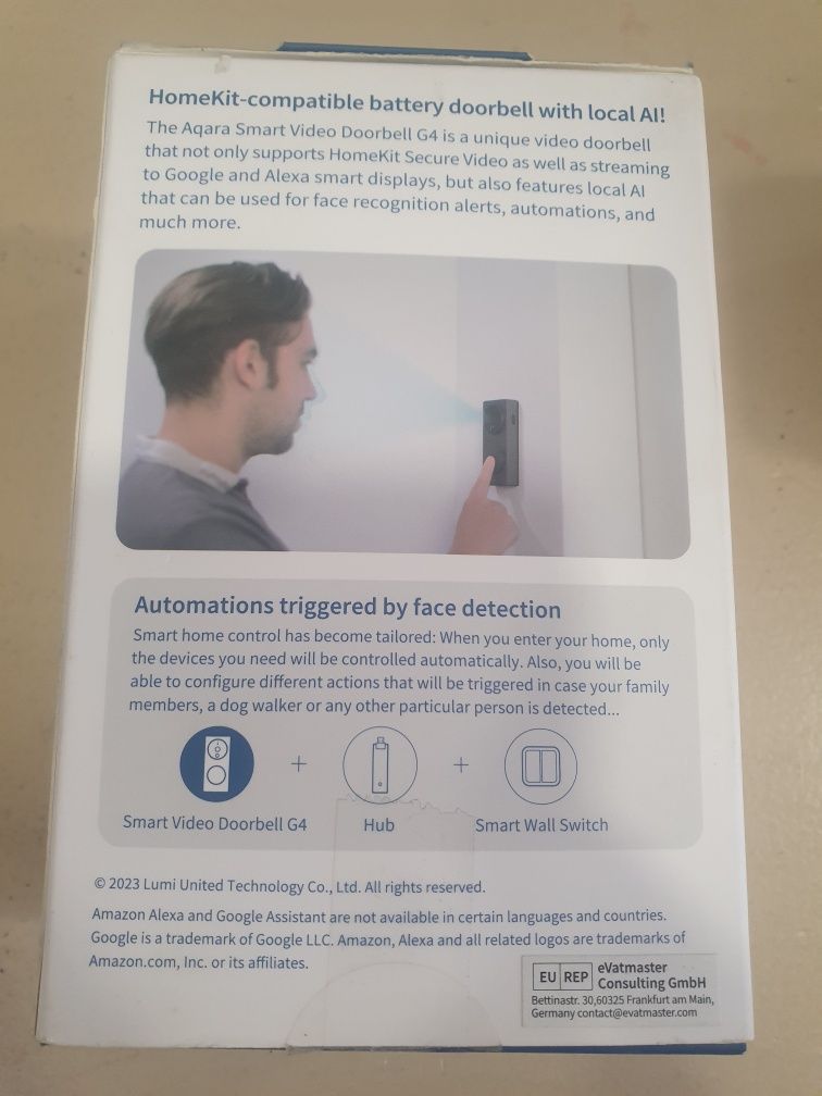 Campainha de video G4 AQARA