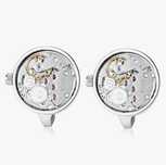 Spinki do mankietów męskie Honey Bear Watch Movement Steampunk Watch M