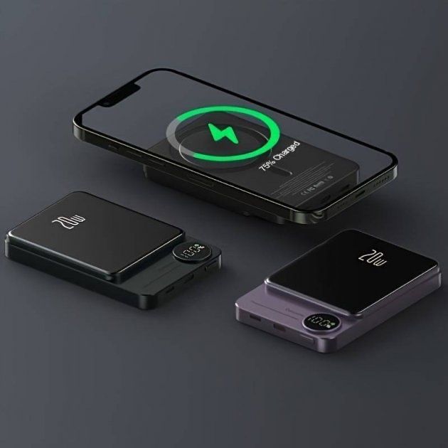 Power Bank MagSafe Павербанк 10000 mAh 20W Apple iPhone