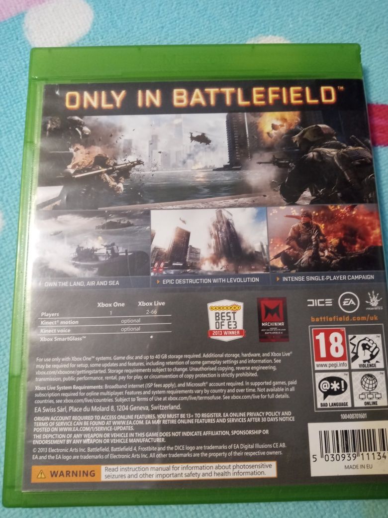 Battlefield 4 gra Xbox One