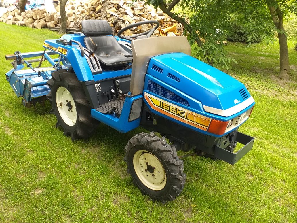 Mini Traktorek Iseki Landhope 145 15km 4x4 z glebogryzarką 120cm Orgin