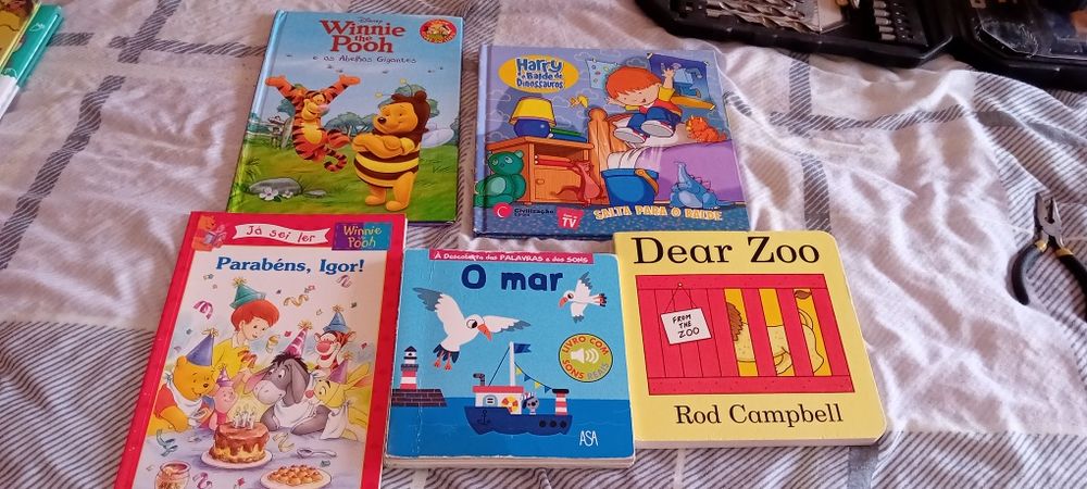 Conjunto livros infantis para crianças