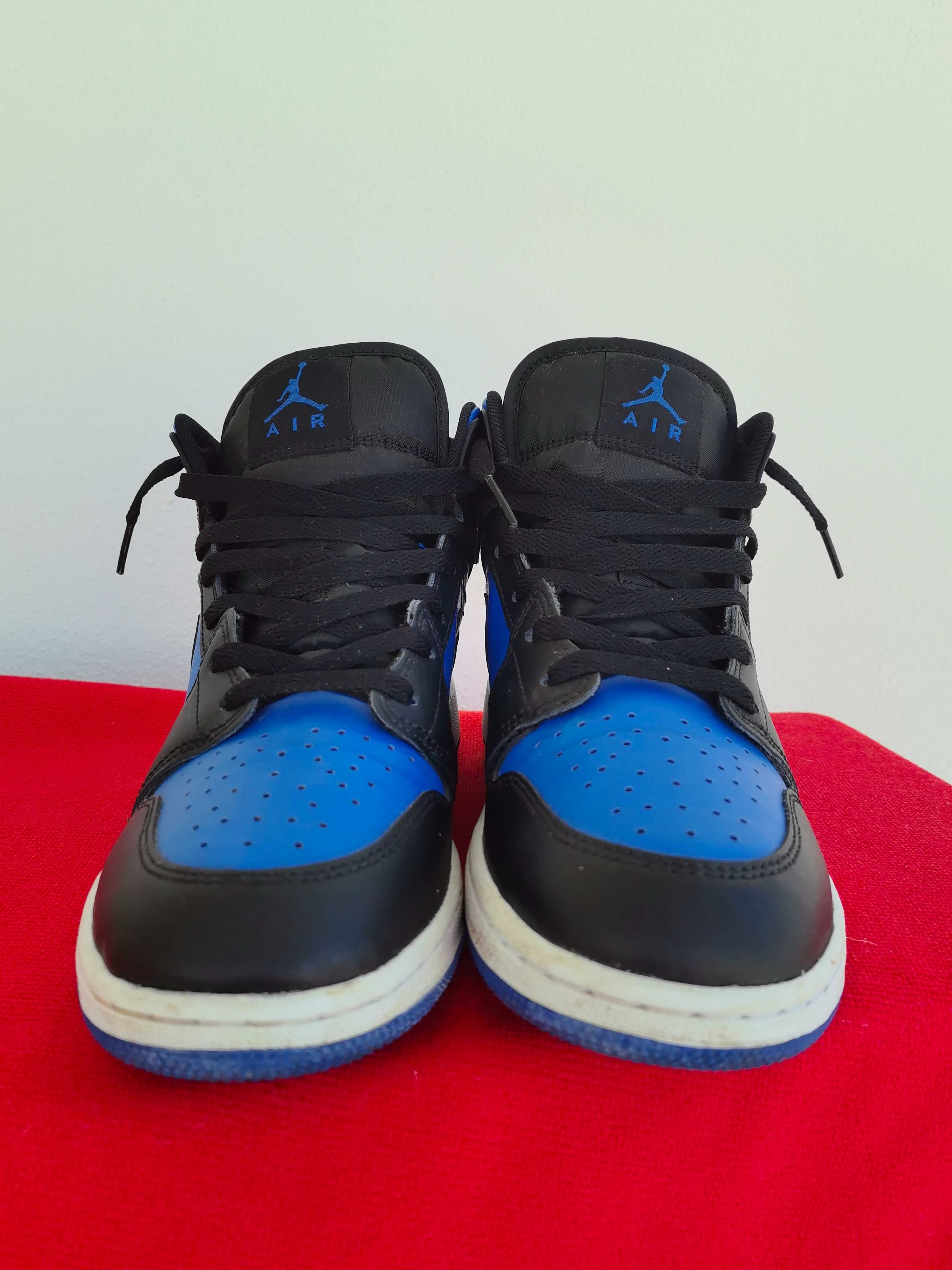 Air Jordan 1 Mid Royal Blue – Tamanho 39 | Como novas