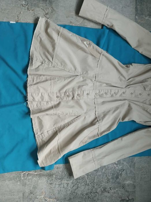 Sukienka typu szmizjerka bawełniana, obniżany stan - S/M - "Bench".